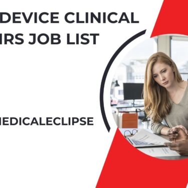 Medical Device Clinical Affairs Job List