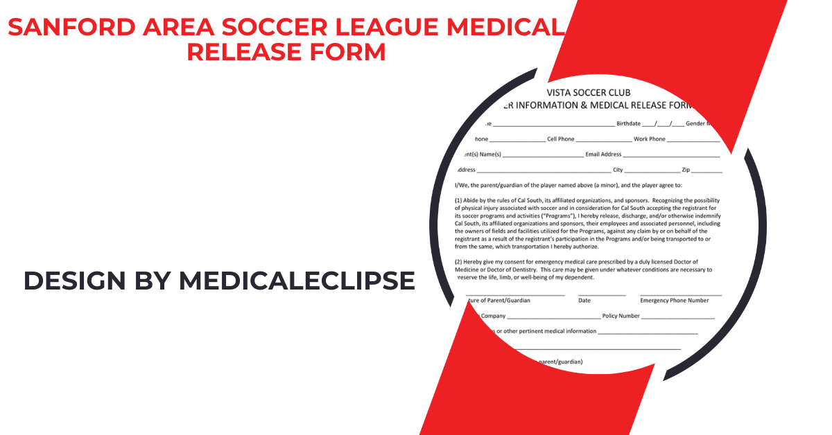 sanford area soccer league medical release form