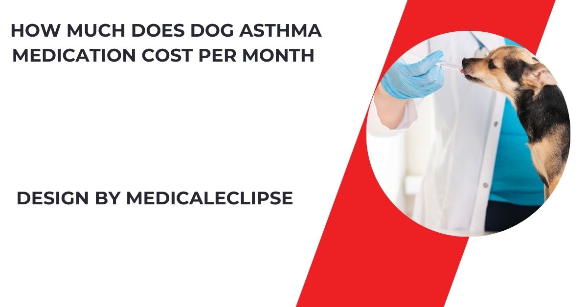 How Much Does Dog Asthma Medication Cost Per Month