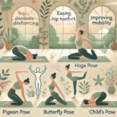 Yoga Poses for Easing Hip Discomfort and Improving Mobility